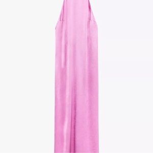 Zara Pink Satin Dress
